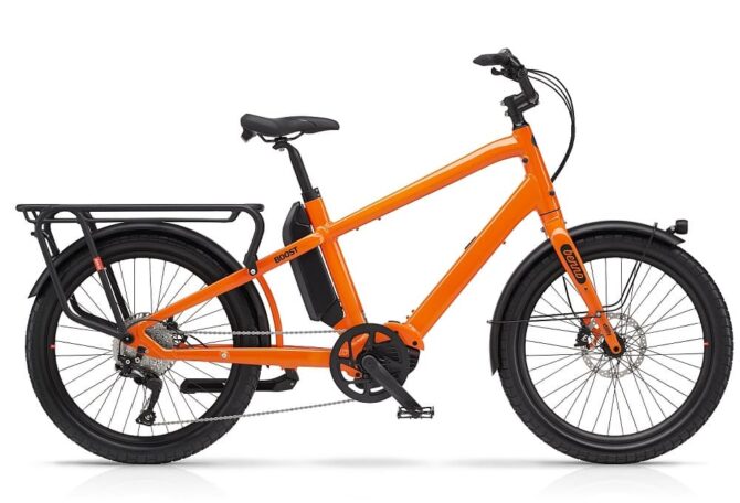 Benno Bikes Velo Cargo Electrique 24 BOOST E 10D CX 2023 Neon Orange 1.jpg