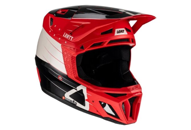 Casque Integral VTT Leatt Gravity 8.0 Noir Blanc Rouge 1.jpeg