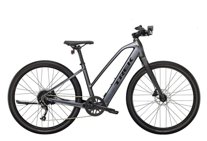 Velo de Fitness Electrique Trek Dual Sport 2 Stagger Shimano Altus 9V 250 Wh 650 mm Gris 2023 1.jpeg