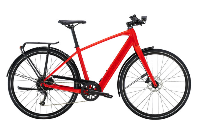 Velo de Ville Electrique Trek FX 2 Shimano Altus 9V 250 Wh 700 mm Rouge 2023.jpeg