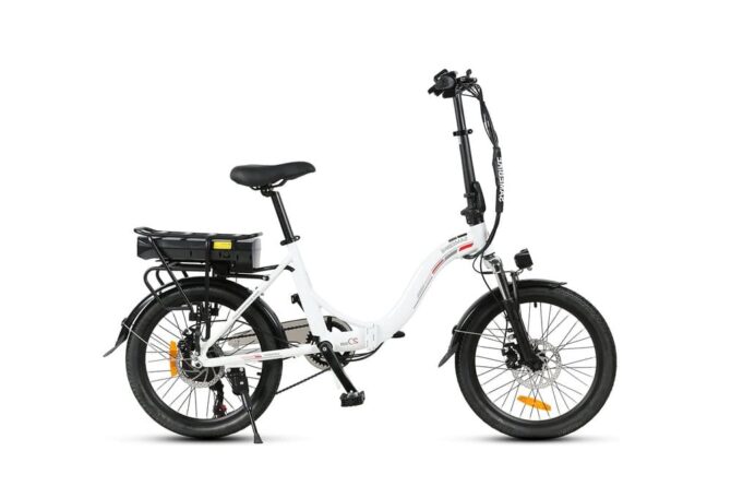 Velo electrique pliant Samebike JG20 350W 36V 10Ah 360Wh roue 20 blanc 1.jpeg